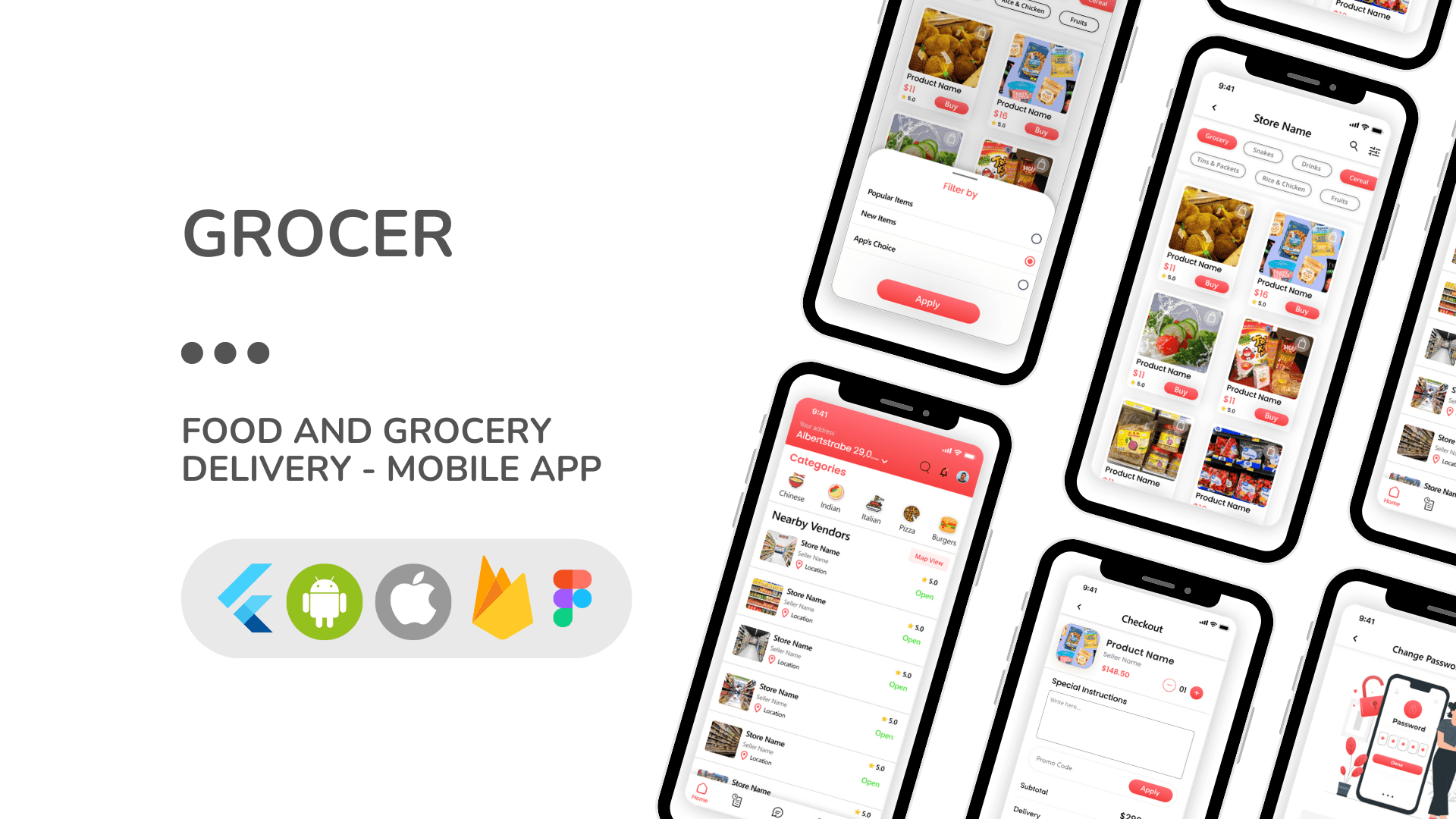 Grocer-Food and Grocery delivery app-developermatic